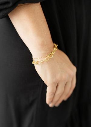 Oval Link Bracelet | Silver or Gold