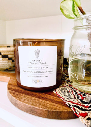Tuscan Herb Candle | 17 oz Grace Flame