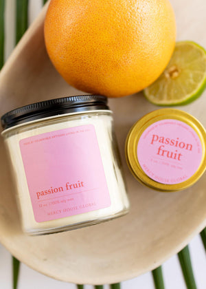 Passion Fruit Candle  | 12 oz Glass Jar