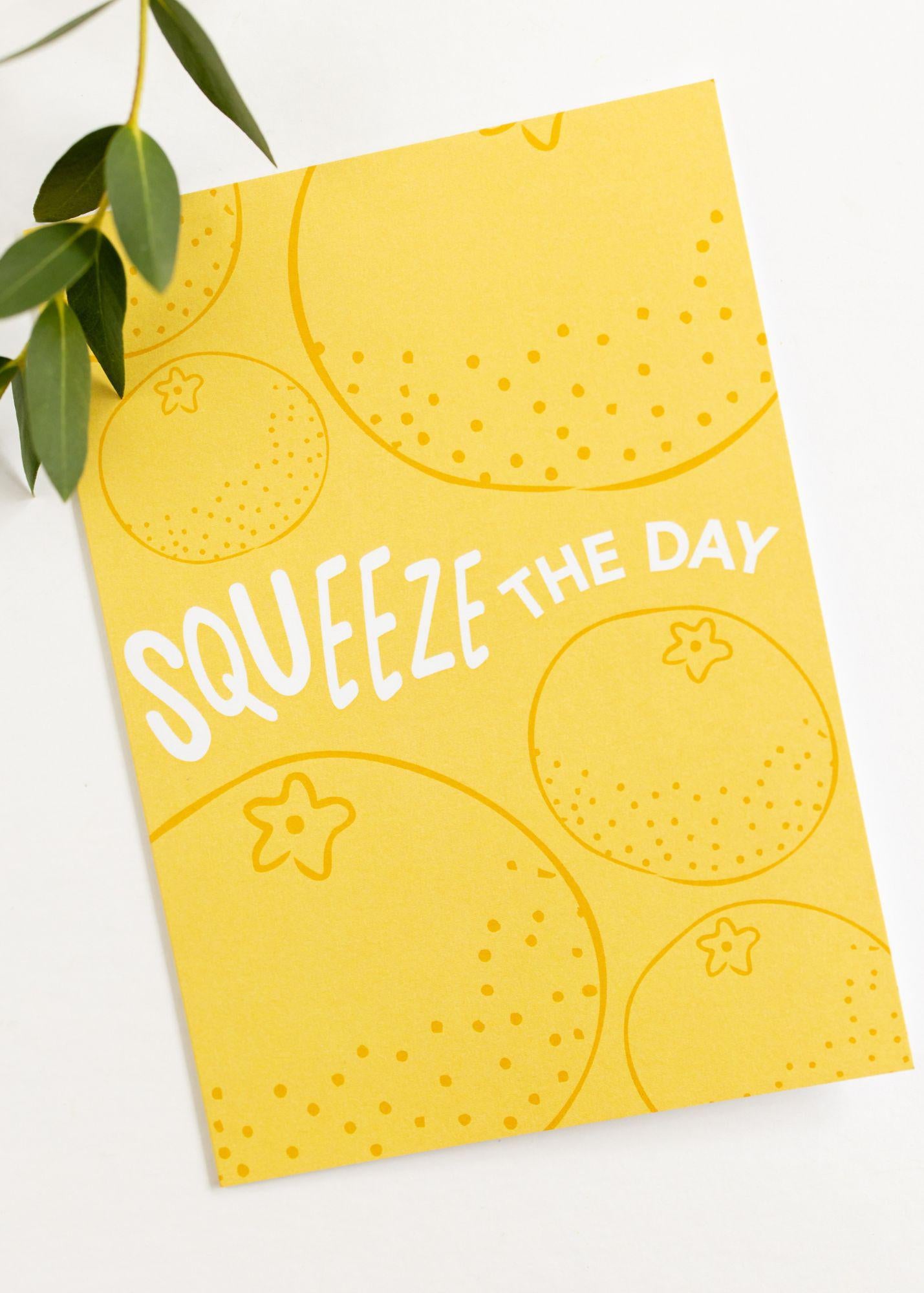Squeeze the Day Greeting Card