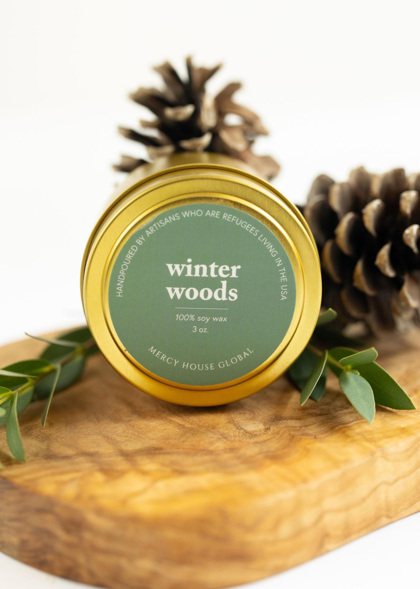 Winter Woods Candle | 3 oz Tin