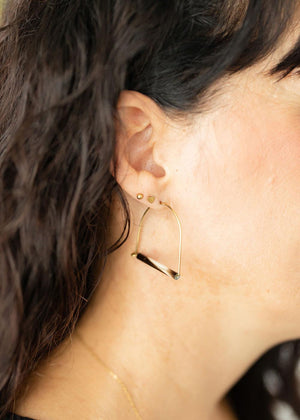 Arch Horn Earrings