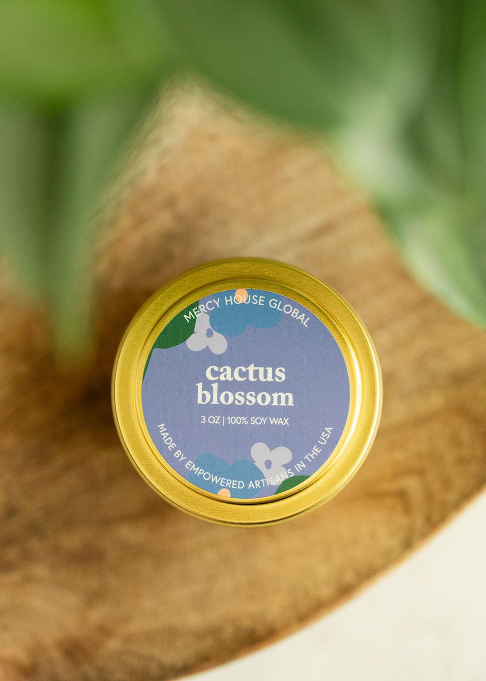 Cactus Blossom Candle | 3 oz Tin