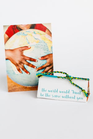 Fair Trade Friendship Bracelet + Card - Mercy House Global