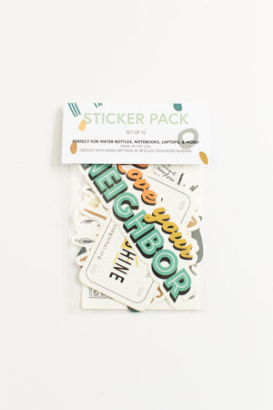 Assorted Sticker Pack | Set of 12