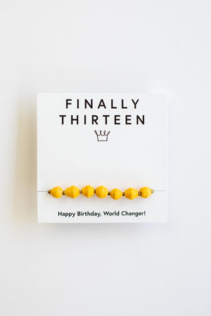 Milestone Birthday Bracelets - Mercy House Global
